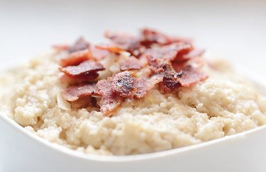 Savory Protein Oats - protein breakfast