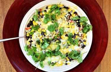 Corn recipes vegetarian Mexican bake