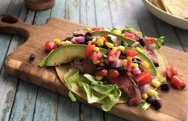 Grass-Fed Steak Tacos with Cowgirl Salsa