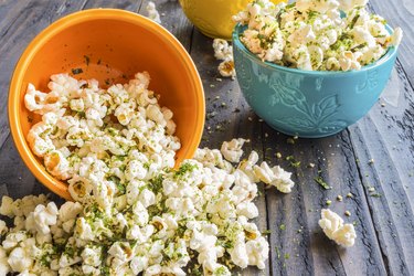 seasoned Popcorn in bowls