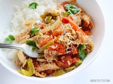 Slow Cooker Chicken Ropa Vieja