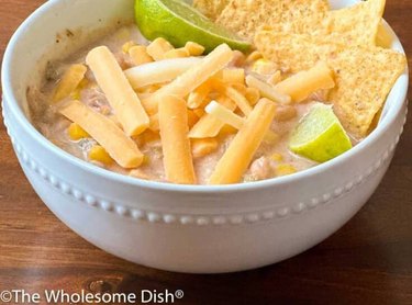 Slow Cooker Ranch White Chicken Chili
