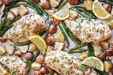Sheet Pan Lemon Rosemary Chicken and Potatoes