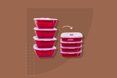 Collapse-it Silicone Food Storage Containers